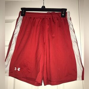 Under Armour athletic running shorts Youth large (unisex)